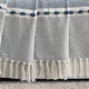 preview thumbnail 22 of 21, Lush Decor Herringbone Stripe Yarn Dyed Cotton Woven Tassel Throw Blanket