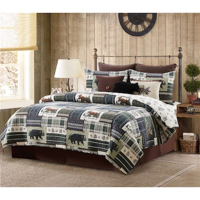 Greenstone Pines Bedding Quilt Set