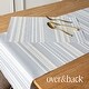preview thumbnail 6 of 24, over&back Reversible Striped Table Runner - Waterproof - 90 inches - 18 x 90