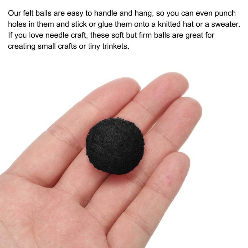 Wool Felt Balls Beads Woolen Fabric 2cm 20mm for Home Crafts 10Pcs