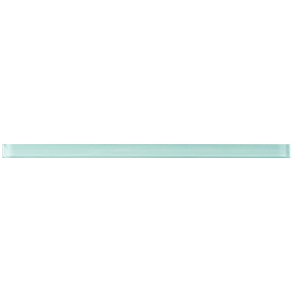 Apollo tile 0.5" x 12" Colorway Glossy Blizzard Blue Glass Tile (0.5 sq ft/case) - 10 Pack