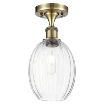 Innovations Lighting 516-1C-12-7 Preston Semi-Flush Preston 7" Wide