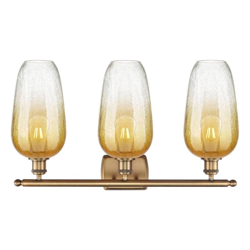 Innovations Lighting Endless Possibilities Ballston - Brookhaven Flute - 3 Light 27" Bath Vanity Light