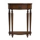 preview thumbnail 9 of 12, Ashby Demilune Console Table with Storage