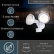 preview thumbnail 2 of 15, Motion Sensor Dusk to Dawn Outdoor Security Flood Light - 240 Degree Range - 85 Ft
