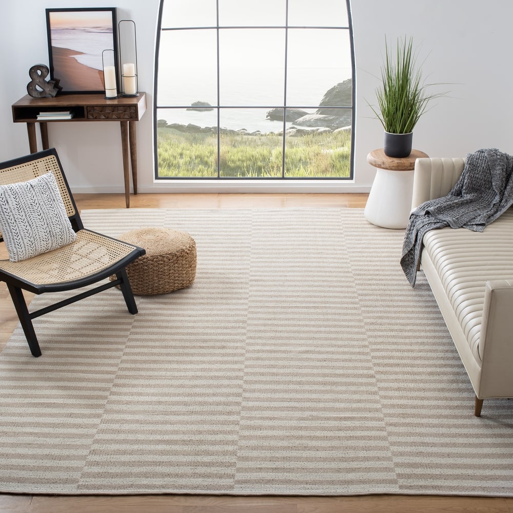 SAFAVIEH Handmade Flatweave Montauk Helena Casual Cotton Rug