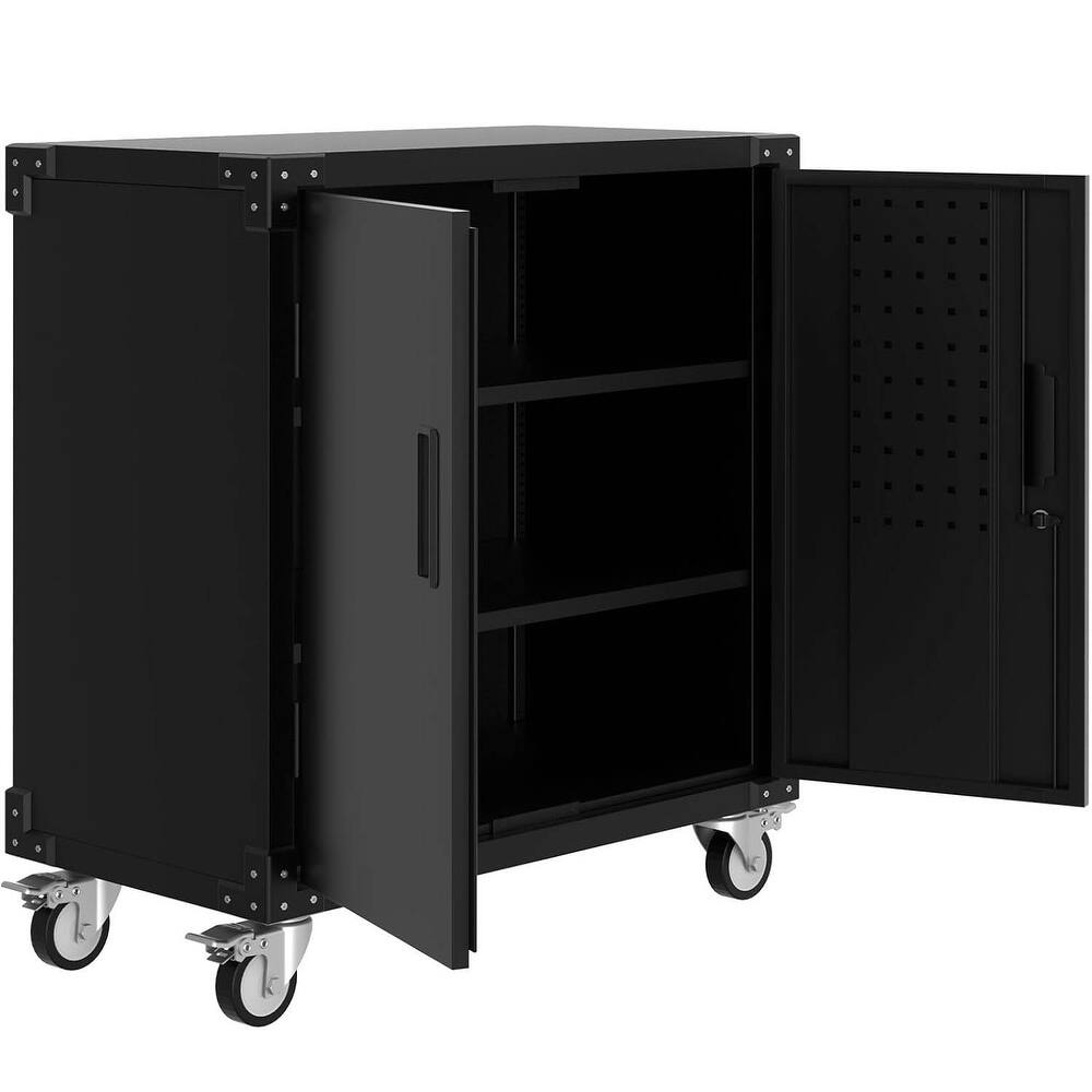 Metal Storage Garage Cabinet Organizer for Warehouse, Office - N/A