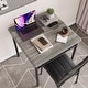 preview thumbnail 15 of 21, Dining Table Set, 3 Pcs Space Saving Kitchen Table with 2 Chairs - 29.1x29.1x30in