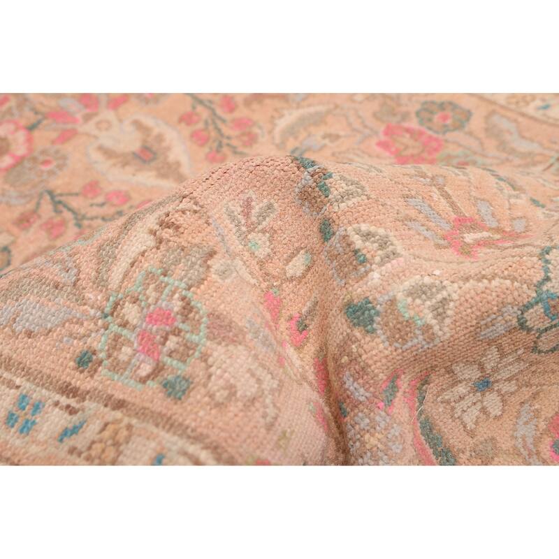 ECARPETGALLERY Hand-knotted Antalya Vintage Copper Wool Rug - 2'7 x 6'7