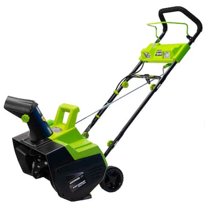 22 in. 40-Volt Cordless Electric Snow Thrower - N/A
