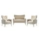 preview thumbnail 42 of 89, Danita 3 Piece Living Room Set with Tufted Back