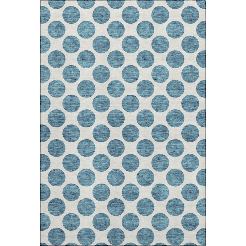 Premium Washable Super Soft Geo Dots Mayfield Rug