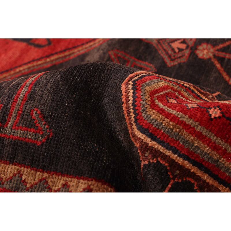 ECARPETGALLERY Hand-knotted Konya Anatolian Black, Red Wool Rug - 4'5 x 9'3
