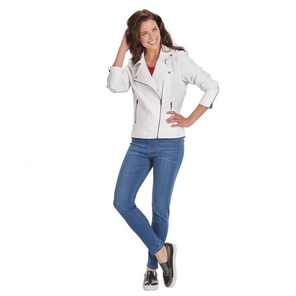 liverpool white denim jacket