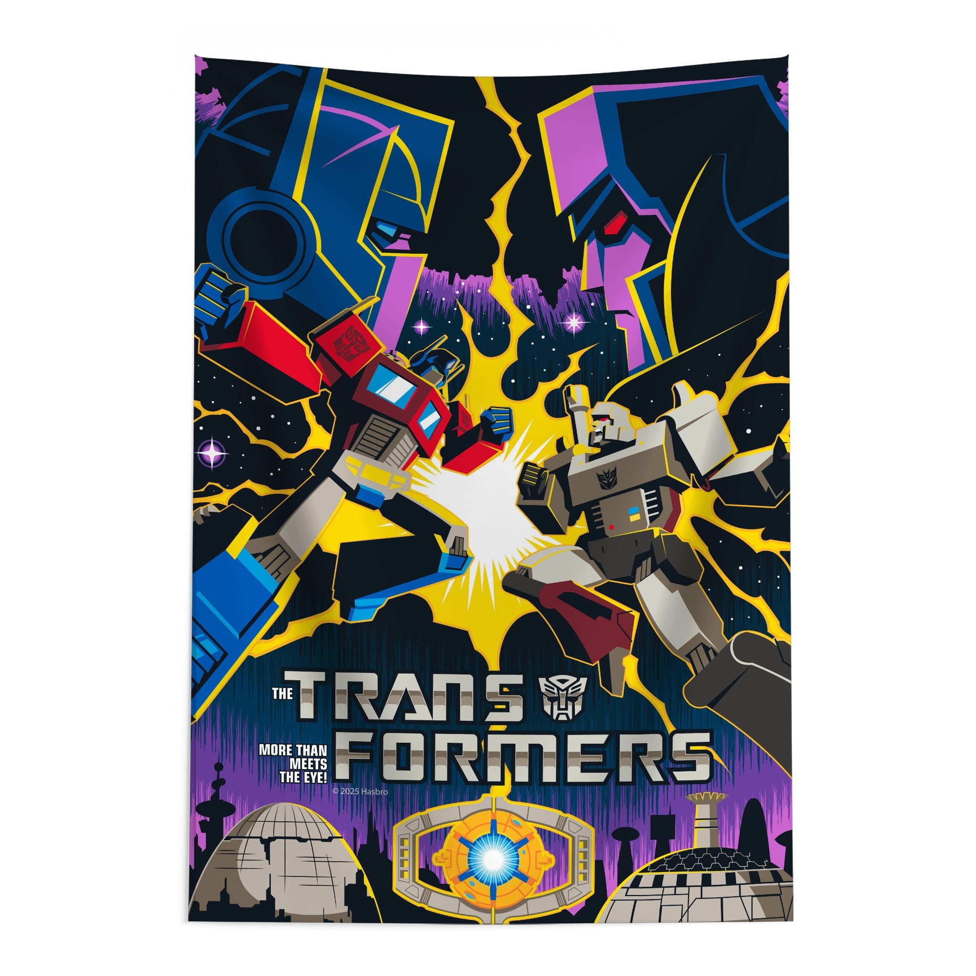 Hasbro Transformers Poster Tapestry Wall Hanging - 24x36 inches