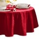 preview thumbnail 21 of 33, Continental Solid Texture Water and Stain Resistant Tablecloth