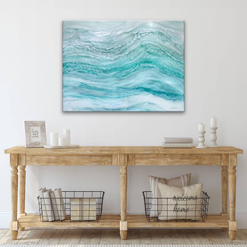 'Neptune's Fury' Wrapped Canvas Wall Art by Norman Wyatt Jr.