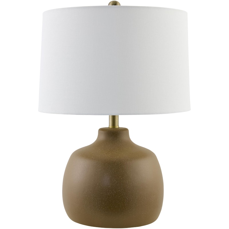 Livabliss Braxton Rustic Accent Table Lamp - Brown