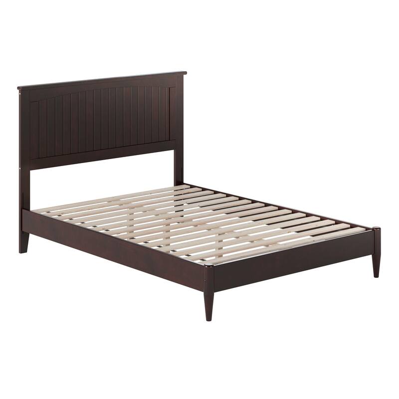 Naples Solid Wood Low Profile Platform Bed