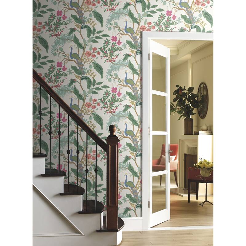 Rifle Paper Co.Peacock Periwinkle Wallpaper