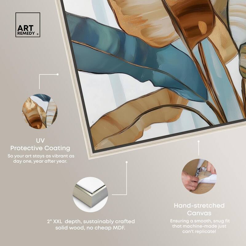 Paradise Fronds II Canvas by Art Remedy