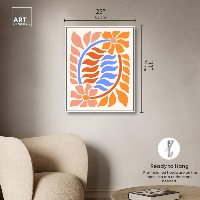 Floral Vine II Canvas by Art Remedy