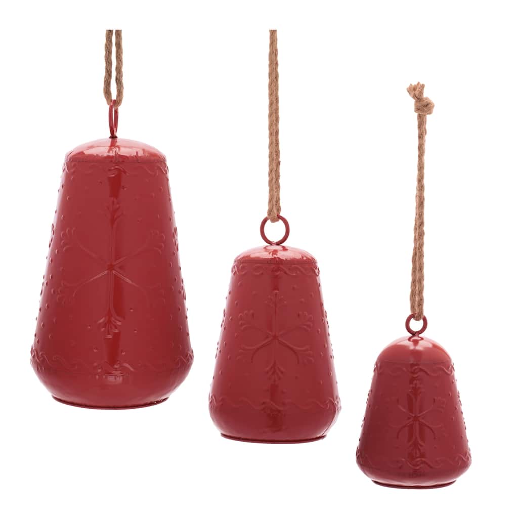 Iron Bell Ornament Set of 3
