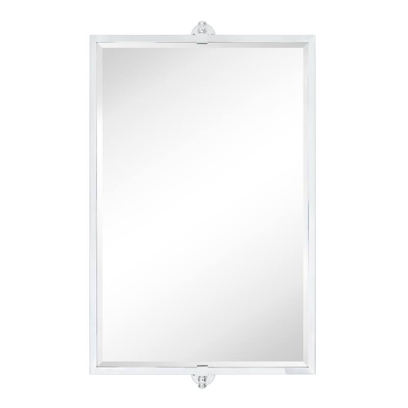 TEHOME Kenti Horizental Rectangle Metal Wall Mirror