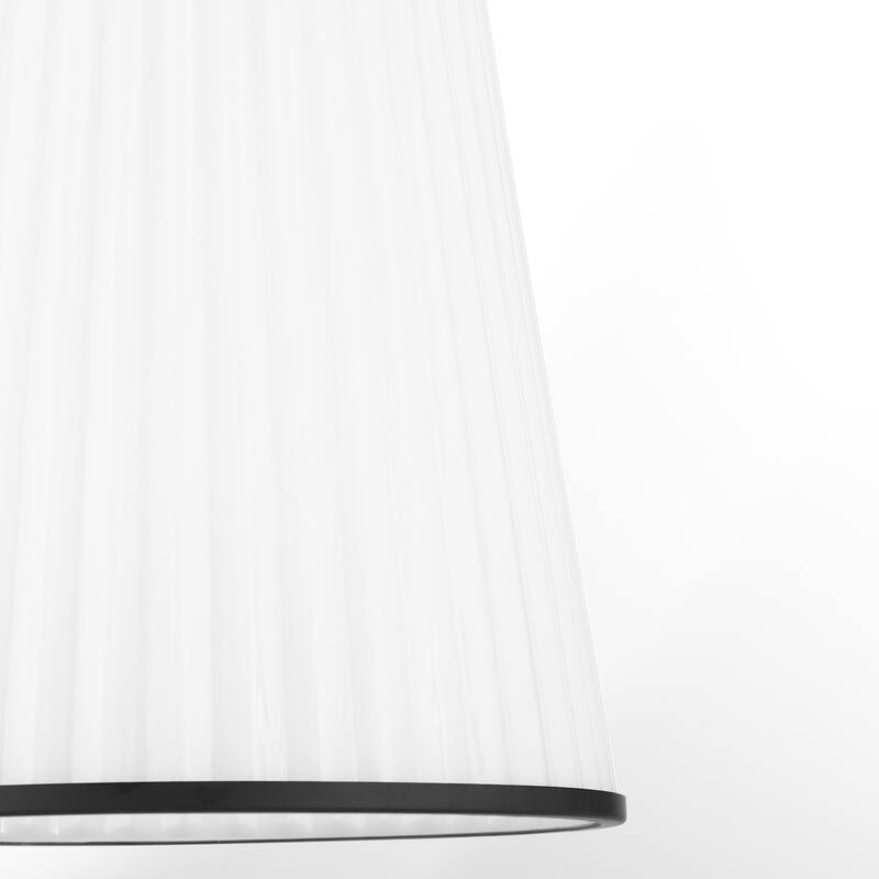 Quorum International 8309-3 Marlon 14" Wide Pendant with Ribbed, Opal