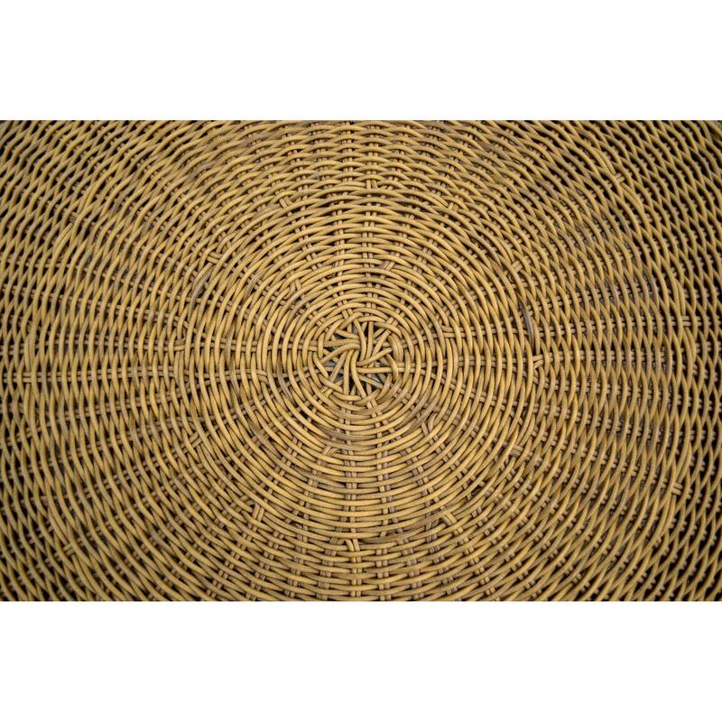 Tortuga Round Outdoor Wicker Coffee Table