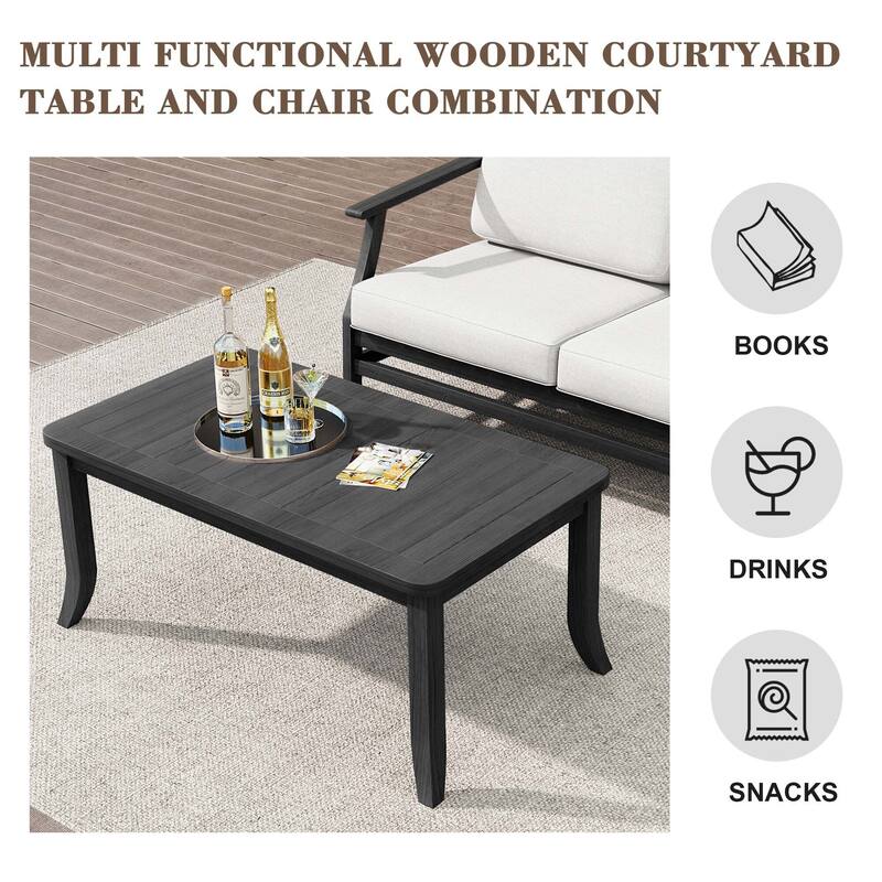 Outdoor Patio Wooden Table