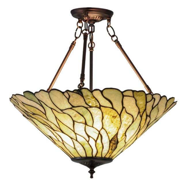 Meyda Tiffany 158688 Willow Jadestone 3 Light 20" Wide Pendant