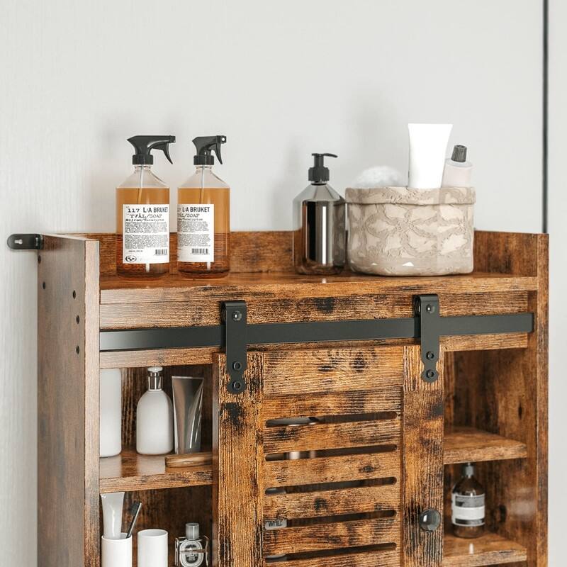 Over The Toilet Storage Rack - 9.4"D x 23.6"W x 71"H
