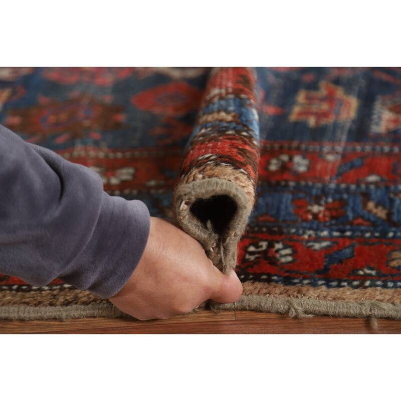Antique Heriz Bakhshayesh Persian Area Rug Hand-Knotted Wool Carpet - 4'6"x 7'9"