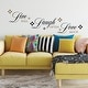preview thumbnail 2 of 3, RoomMates Black Live Love Laugh Wall Decals