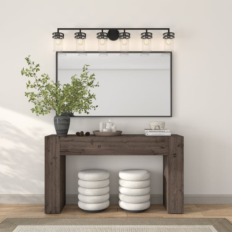 Acroma 6 - Light Dimmable Bathroom Vanity Light Product Name - Matte Black