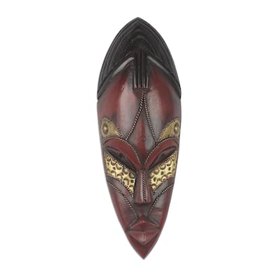 Novica Handmade Zodwa African Wood Mask