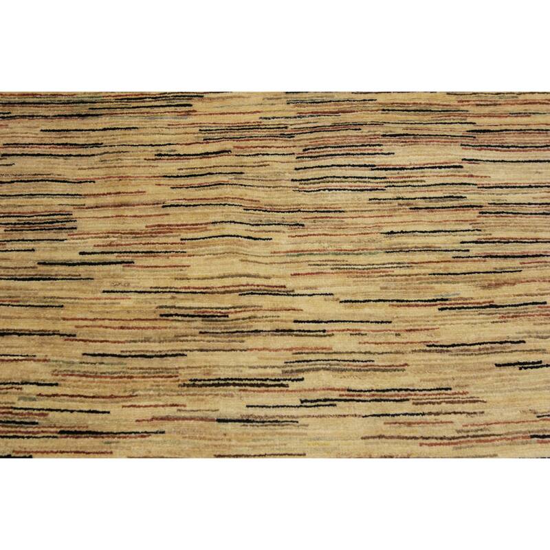 Boho Earthline Gabbeh Hand Knotted Wool Area Rug