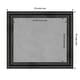preview thumbnail 37 of 36, Amanti Art Rustic Pine Black Framed Magnetic Board Board Size 24x20