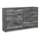 preview thumbnail 15 of 18, Signature Design by Ashley Baystorm Gray Dresser