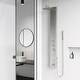 preview thumbnail 12 of 10, Vigo VG08022 Bowery 59" H 4-Jet Thermostatic Shower Panel with Shower Stainless Steel
