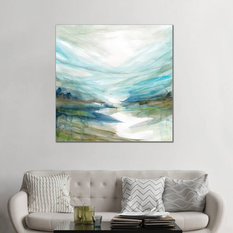 iCanvas "Soft River Reflection" by Carol Robinson Canvas Print