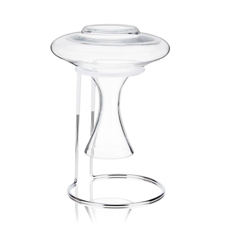 True Wine Decanter Drying Stand and Holder, Essential Accessory Glassware Rack