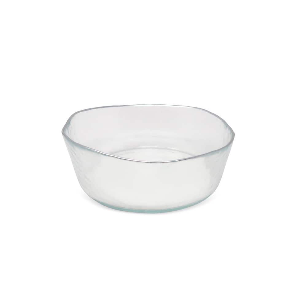 Set of 4 Organic Shaped Soup Bowls with Rim - Appetizer Plate