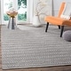 preview thumbnail 1 of 4, SAFAVIEH Handmade Flatweave Montauk Laetitia Cotton Rug - Ivory/Black - 6' x 9'