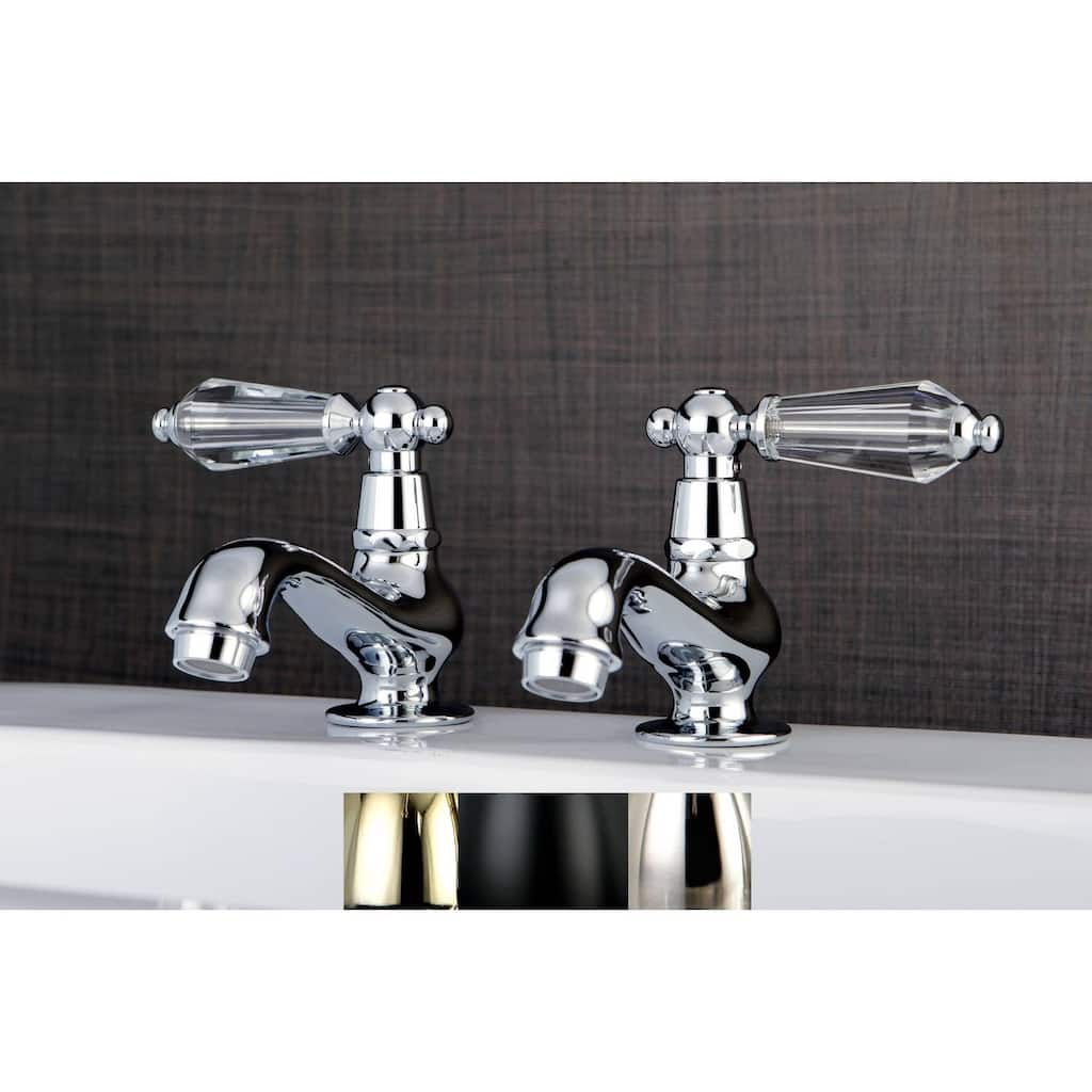 Kingston Brass Classic Basin Taps Crystal Handles Bathroom Faucet