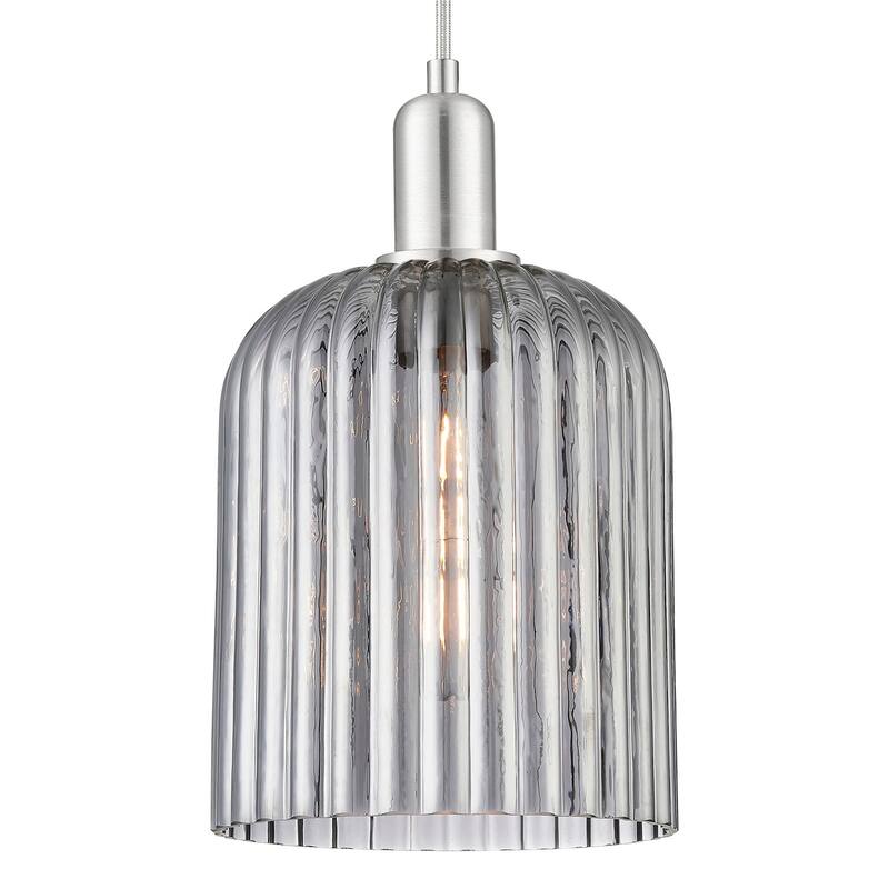 Innovations Lighting 716-1P-G559-8SM Bridal Veil 8" Wide Cord Hung - Brushed Satin Nickel