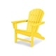 preview thumbnail 1 of 7, POLYWOOD South Beach Outdoor Adirondack Chair Lemon