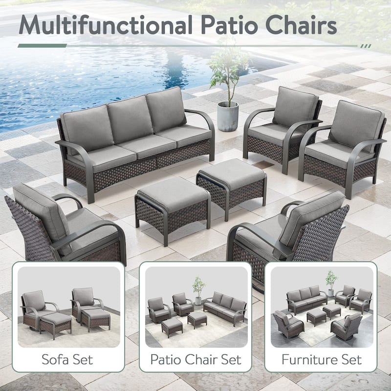 Pocassy Outdoor Patio Furniture Set
