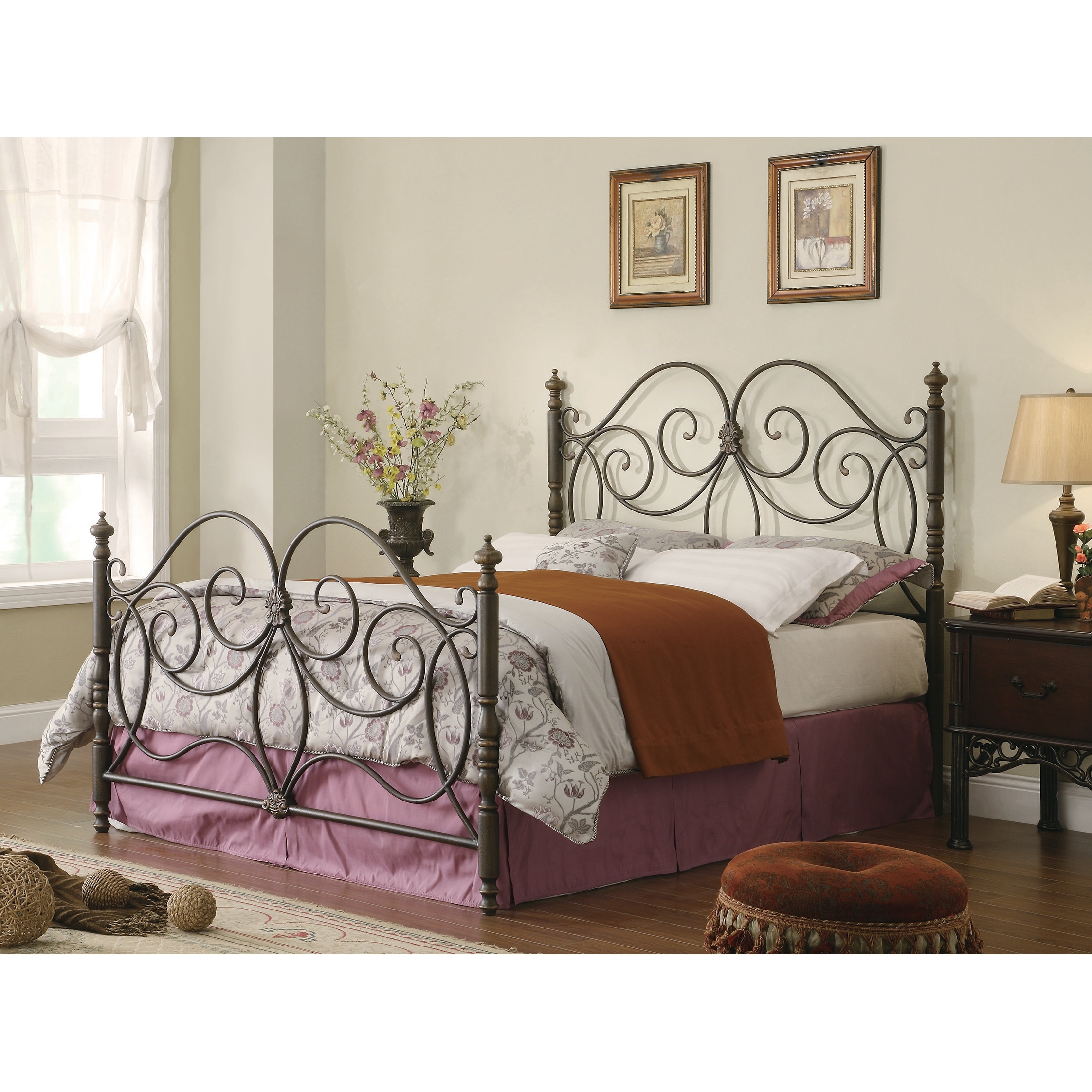 Bronze headboard deals